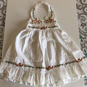 Embroidery toddler dress